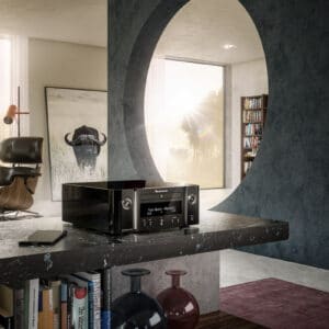 koenigascona marantz m-cr612 black swiss edition living room